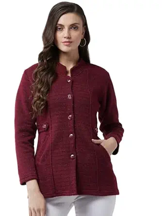 PIVL Women's Long Winter Acrylic Blend Sweater
