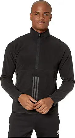 adidas POLARFLEECE 3-Stripes Sweat Top Black 2XL